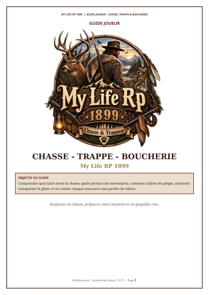 Couverture du guide Chasse, trappe & boucherie